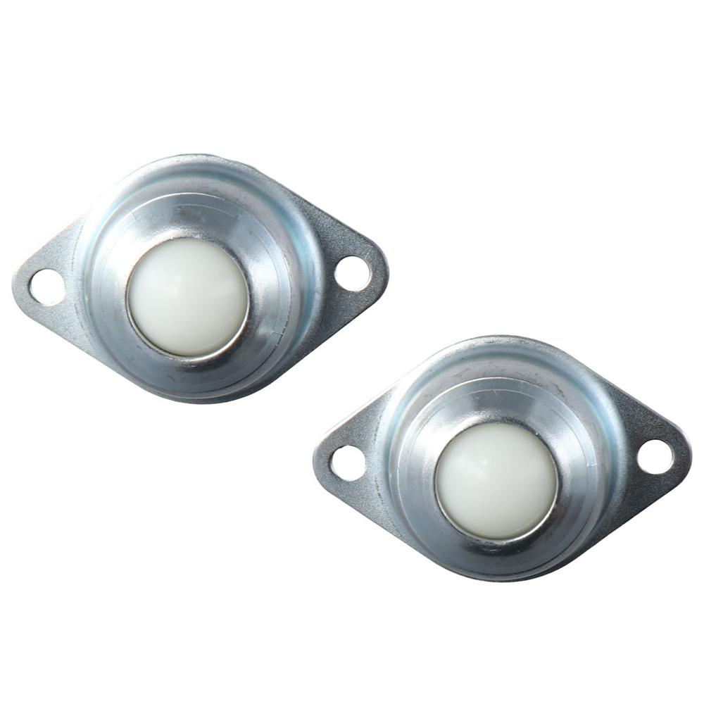 6Pcs Carbon Steel + Nylon Roller Ball Transfer Bearing Transmission Furniture