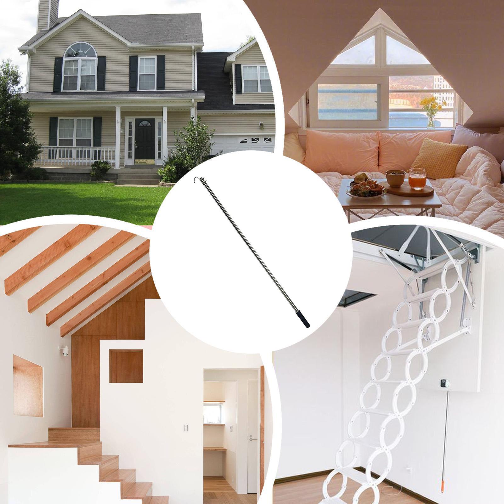 Крючок для опускания лестницы Крючок для опускания чердачной лестницы Многофункциональный шнур для опускания чердачной лестницы Крючок для опускания гаражной двери CN