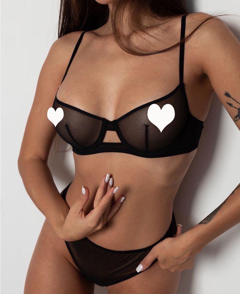 Leopard Print French Lingerie Mesh Set with Underwire