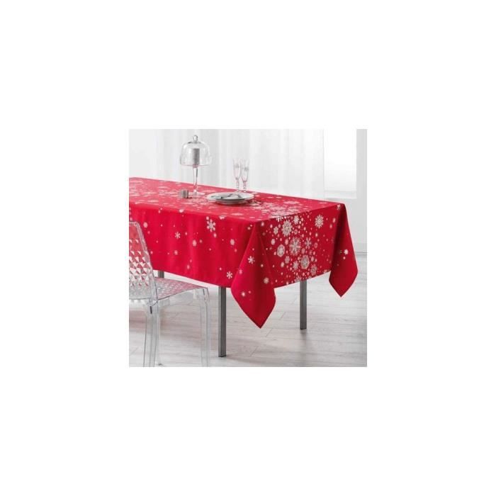 Nappe - Constellation - Rouge - 150x300 cm - Rectangulaire - Anti-tâches