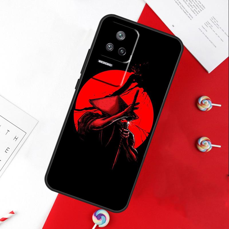 Japan Samurai Ninja Cover For Xiaomi 11T 12T 13T 14T Pro 13 14 15 Ultra POCO X7 Pro X3 X5 X6 F5 F6 M6 Pro Case