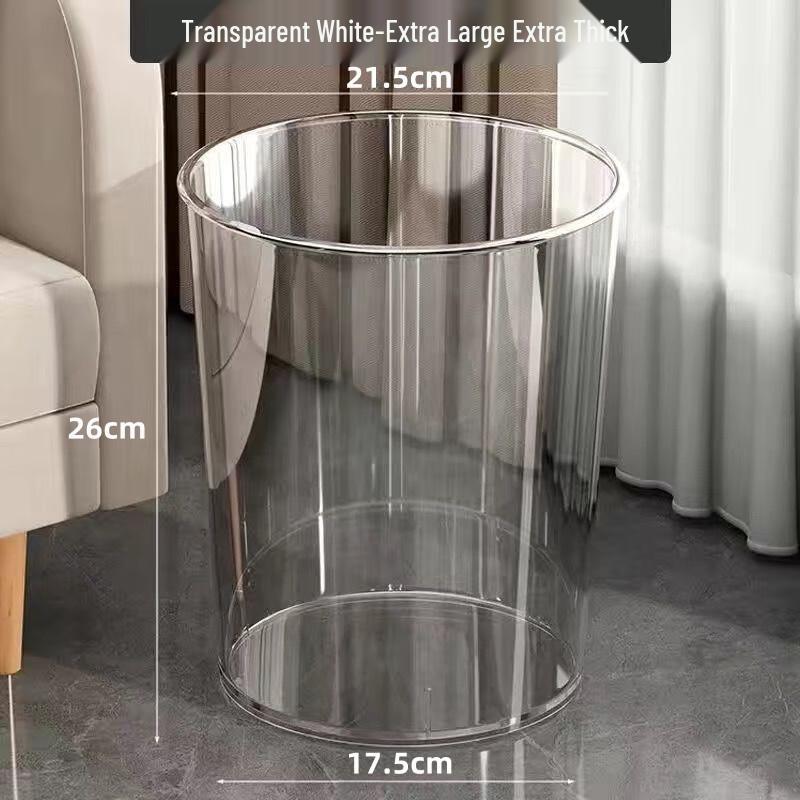 Ally Household Transparent Trash Can