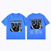 Summer Casual Fashion Loose T-shirt Rapper Lil Wayne Tour 2026 Graphic T Shirts Unisex Women Hip Hop Vintage Short Sleeve T-shirts