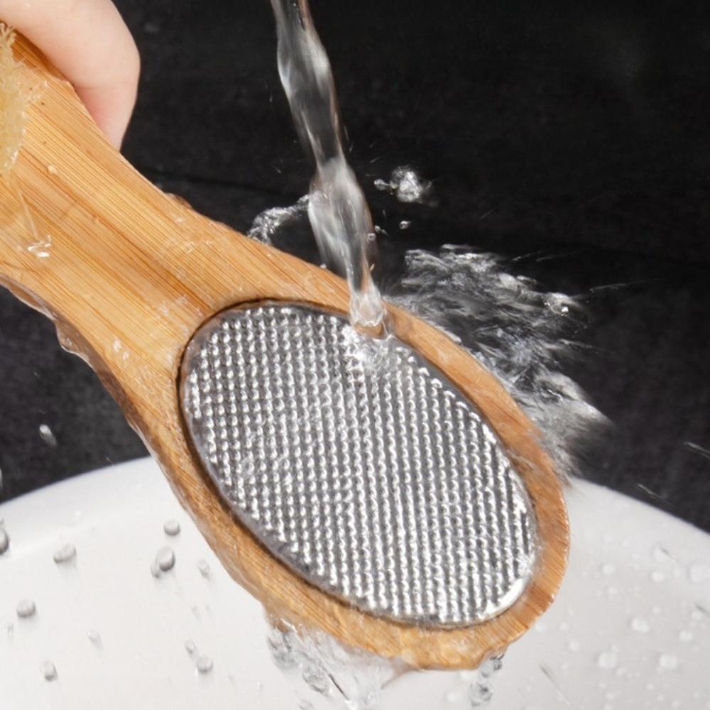 4in1 Exfoliating Feet Scrubber tool Pumice Stone Foot Rasp Sandpaper Foot Scrubber Brush Feet Dead Skin Remover Foot Care Tool