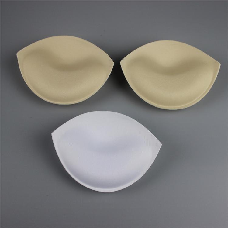 1Pair Sponge Bra Pads Push Up Breast Enhancer Removeable Bra Padding Inserts Cups for Swimsuit Bikini Padding Intimates