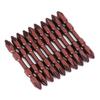 10Pcs Double End   Screwdriver Bit     Alloy Steel Magnetic Hand Tool 65mm