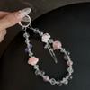 Anti-Lost Function Phone Chain Pendant Beaded Chain Beaded Pendant Accessory  Women's Accessory