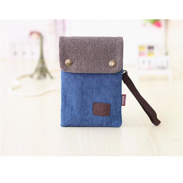 Denim Damen Mini-Schultertasche Umhängetaschen Clutch Geldbörse Damen Crossbody-Taschen Handy-Taschen