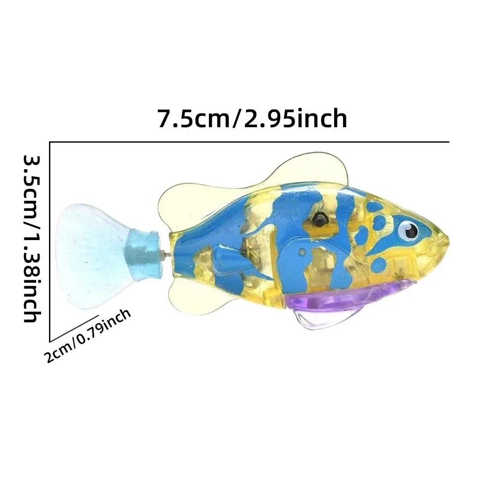 Baby Shower Induction Electric Fish Playing In Water Toys Simulated Electronic Fish For Baby Interactive Swimming Robot Fish