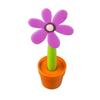 Cartoon Writing Signing Pen Soft rubber Sunflower Ballpoint Pen Sunflower Bonsai Ballpoint Pen