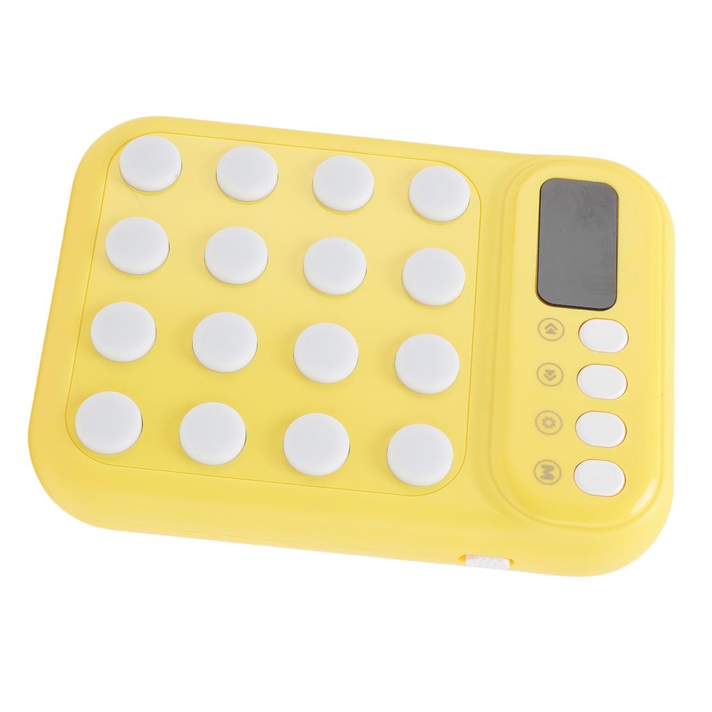 Handheld Game for Kids Electronic Brain Teasers Puzzle Memory Game for Kids Concentration Training Yellow