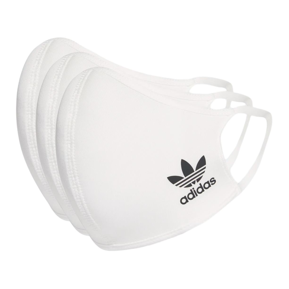 Adidas Originals Elastane Face Masks Unisex White/3 Pack HB7850 M/L