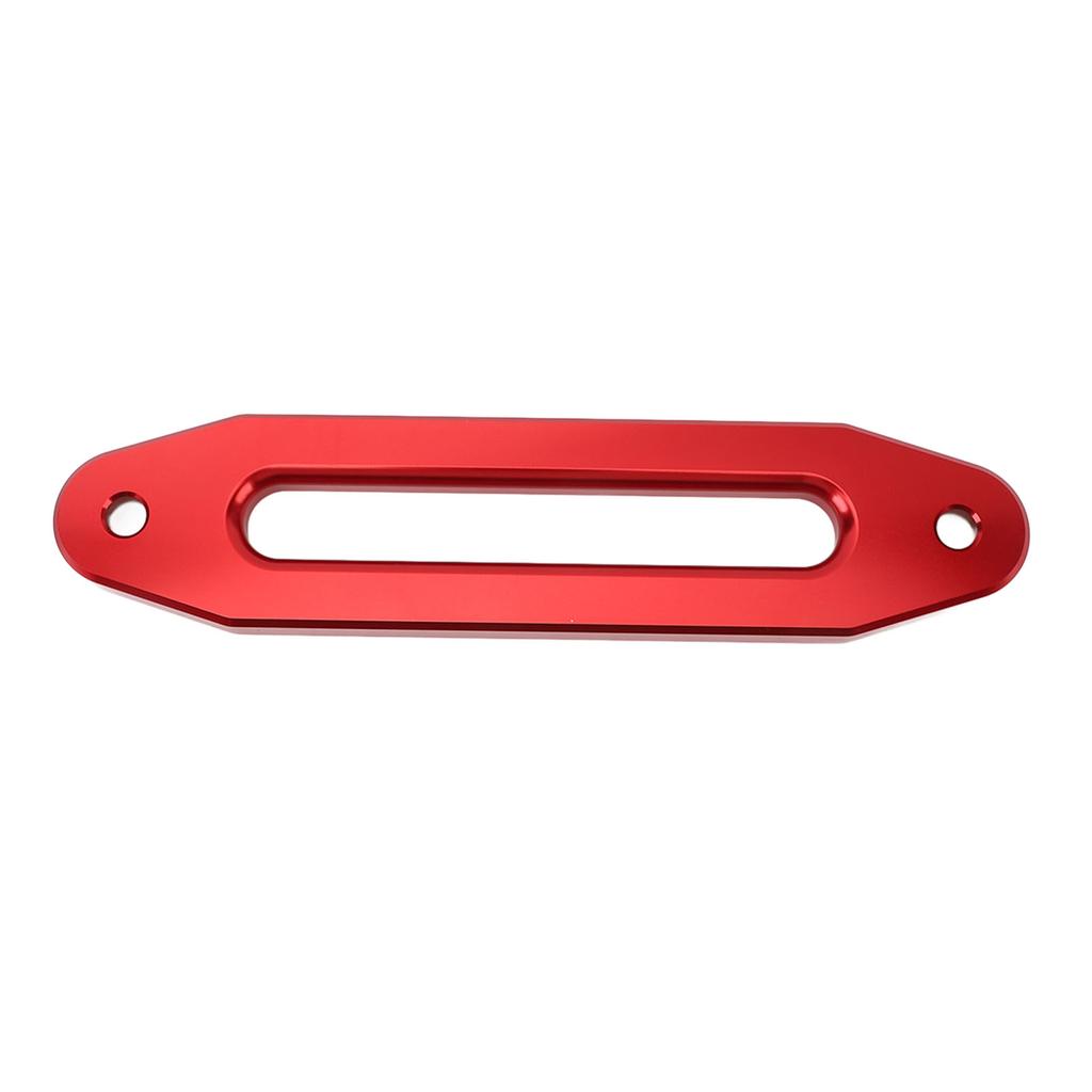 11.6in Winch Rope Cable Guide Aluminium Alloy 12000 Lbs Towing Winch Fair s for Synthetic Winch Rope Cable Guide Red