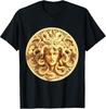 Medusa-Inspired Greek Mythology T-Shirt with Snake Hair Design