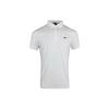Solid Logo Short Sleeve Polo Shirt Men Tops White GMJT07415-0000