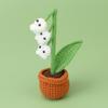 Halloween Handmade Crochet Yarn, Little Potted Plant Decoration Gift, Home Desktop Ornament