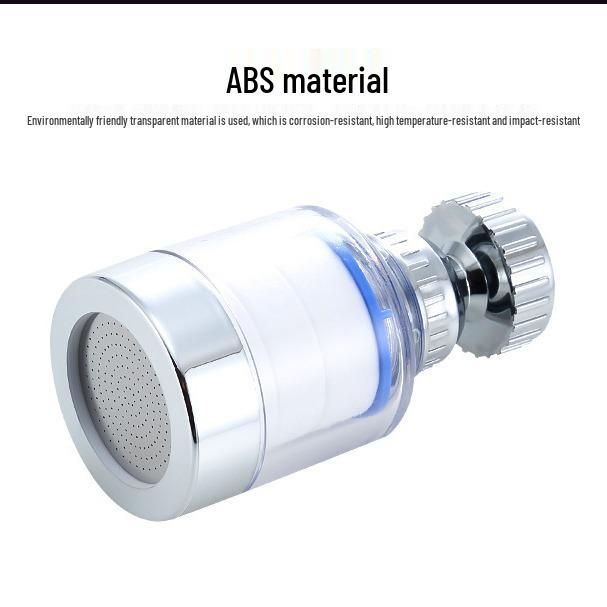 360° Rotating Splash-Proof Kitchen Faucet Filter & Showerhead Extender