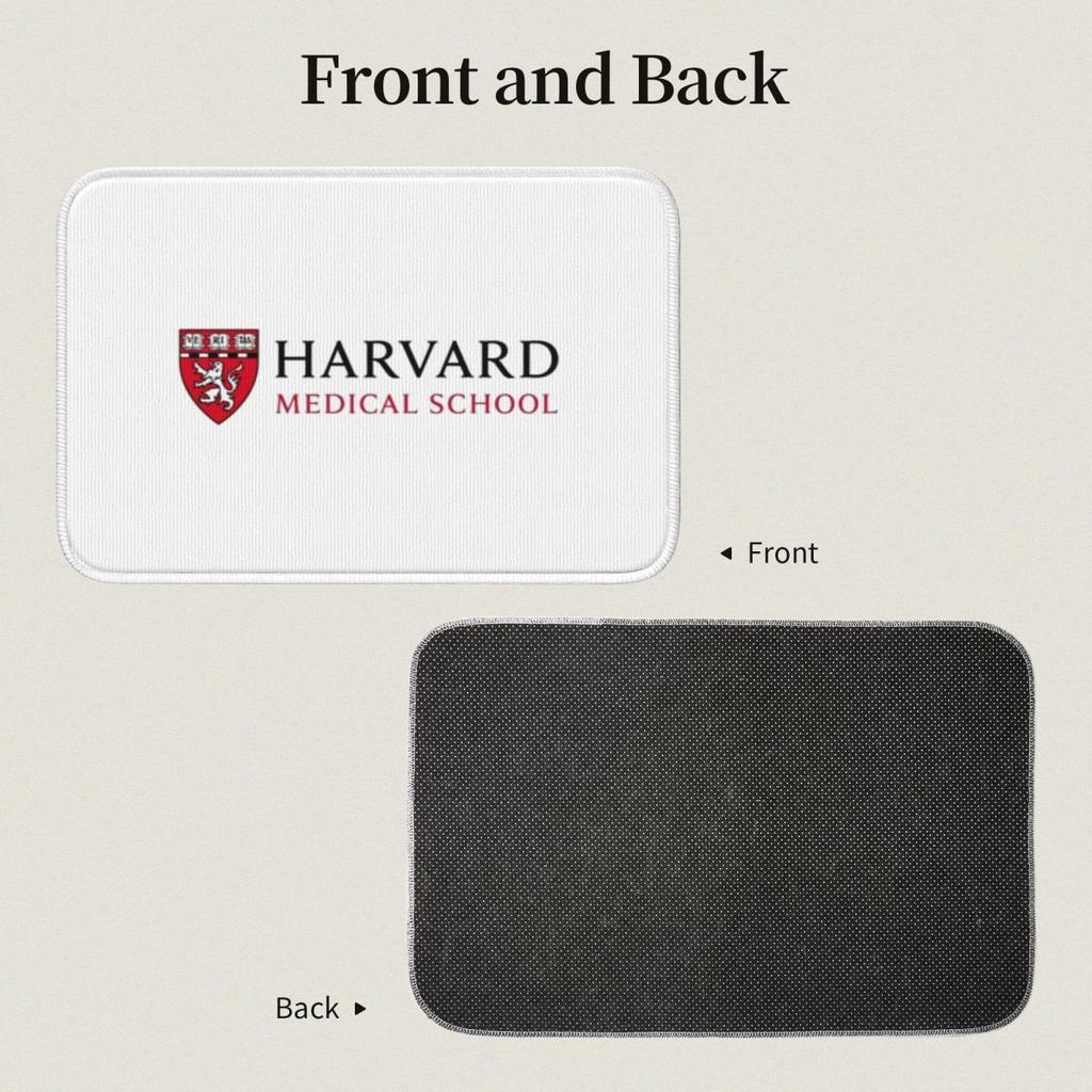 Harvard Medical School Doormat Washable Carpet Rug Kitchen Entrance Home Floor Mat for Bedroom Footpad Mats