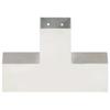X Shape Post Connector Galvanized Metal 81 x 81 mm