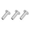 10Pcs Stainless Steel Protector Sleeves High Tensile Strength Anti Fatigue Weatherproof Cable Railing Protector Sleeves