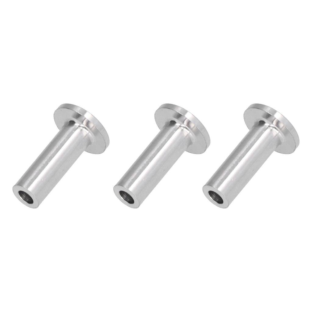 10Pcs Stainless Steel Protector Sleeves High Tensile Strength Anti Fatigue Weatherproof Cable Railing Protector Sleeves