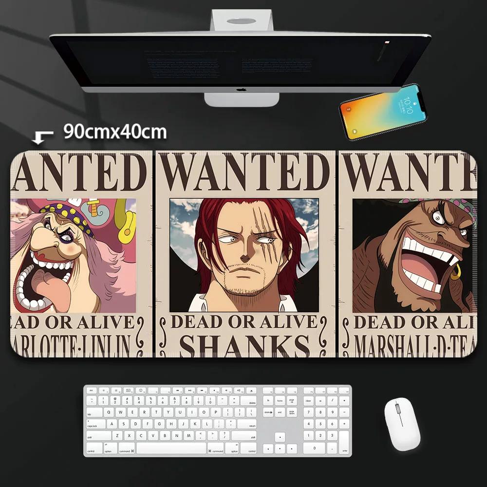 One Piece Leather Mouse Pad Oversized Peripherals Two-dimensional Anime  Monkey D. Luffy Roronoa Zoro  Boys Computer E-sports Game Keyboard Table Mat