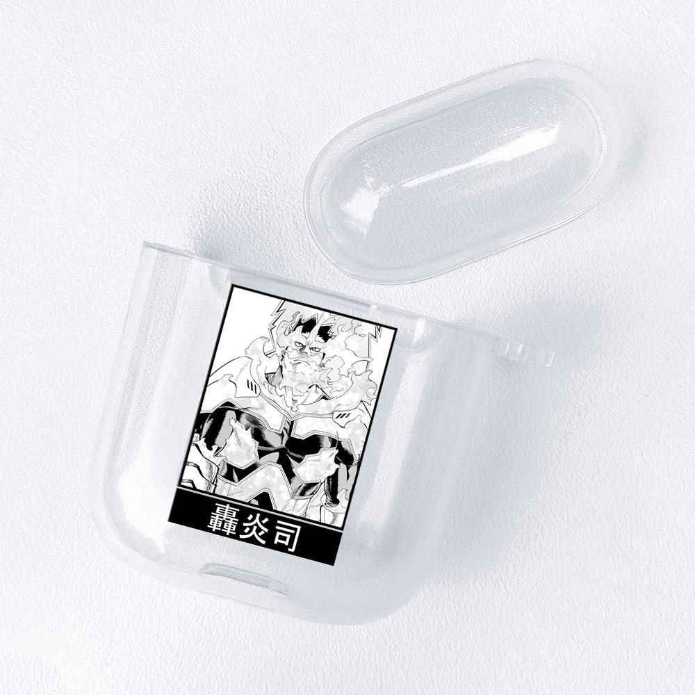 Anime My Hero Academia Figurer Gjennomsiktig Airpods-deksel for Funda Airpods 2/1 Deksel Boku No Hero Academia Mykt TPU-deksel Coque