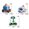 Children Puzzle Spa Toy Car Simulation Model Astronaut Rocket Spaship Series Toy Inertia Detachable Car for Boys Gift