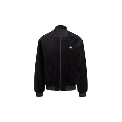 Velvet Bomber Long Sleeve Jacket Men Outerwear Black H25097