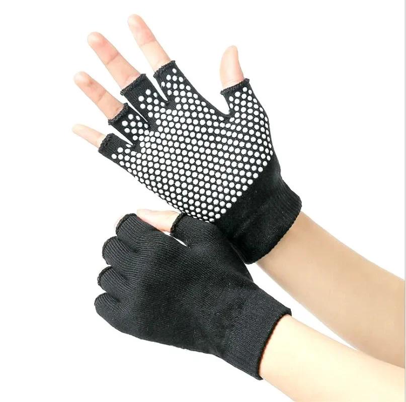Fashion Solid Color Gifts Autumn and Winter Gloves Work Performance Props Gloves Outdoor Sports Half Finger Gloves Accessories
