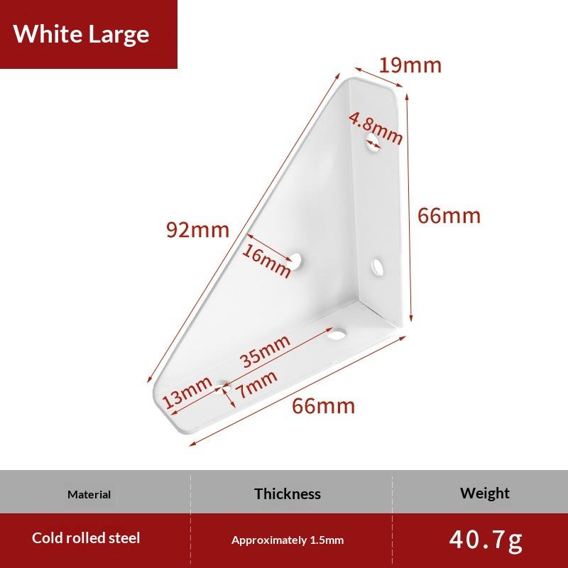 Thickened Triangle Fixed Angle Code 90 Degree Angle Furniture Corner Connector Brace Support Bracket