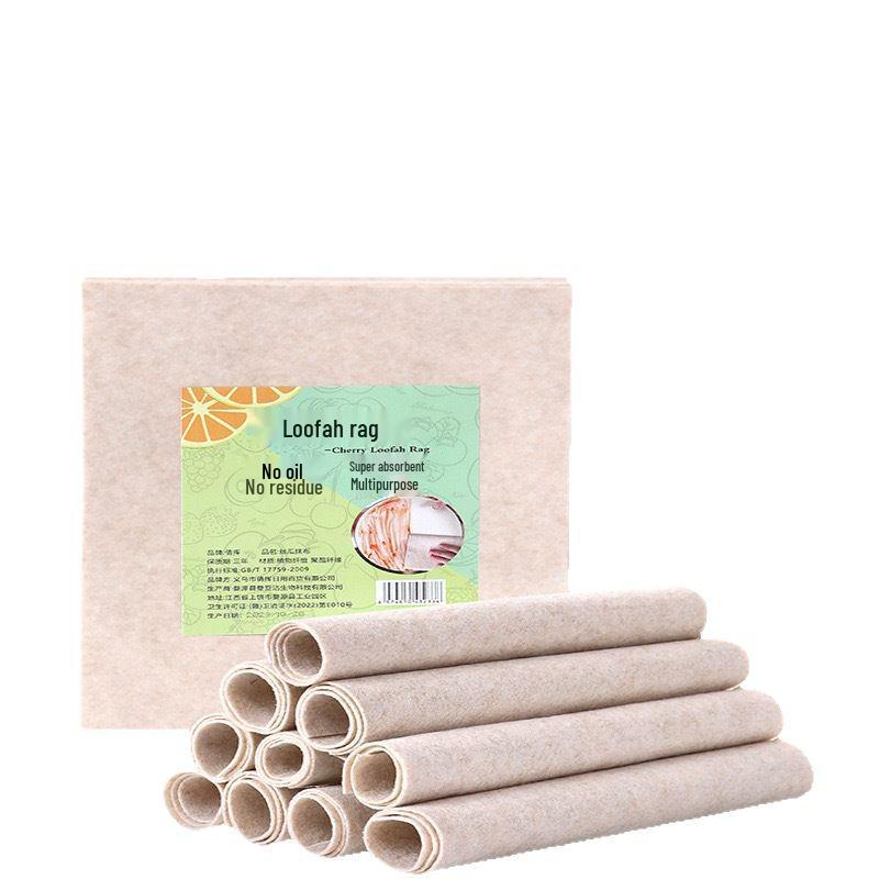 Extra Large & Thick Non-Stick Oil-Absorbing Loofah Dishcloth