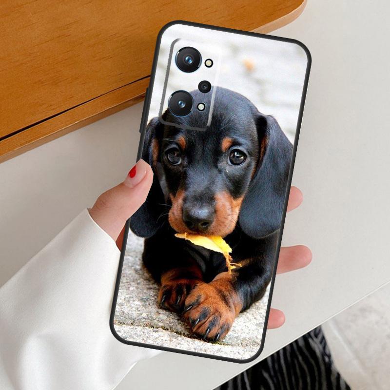 Teckel Dackel Dachshund Dog For Realme C55 C53 C51 C35 C67 C25S C21Y C30 C31 C33 9 10 11 12 Pro Plus GT Neo 6 GT5 Case