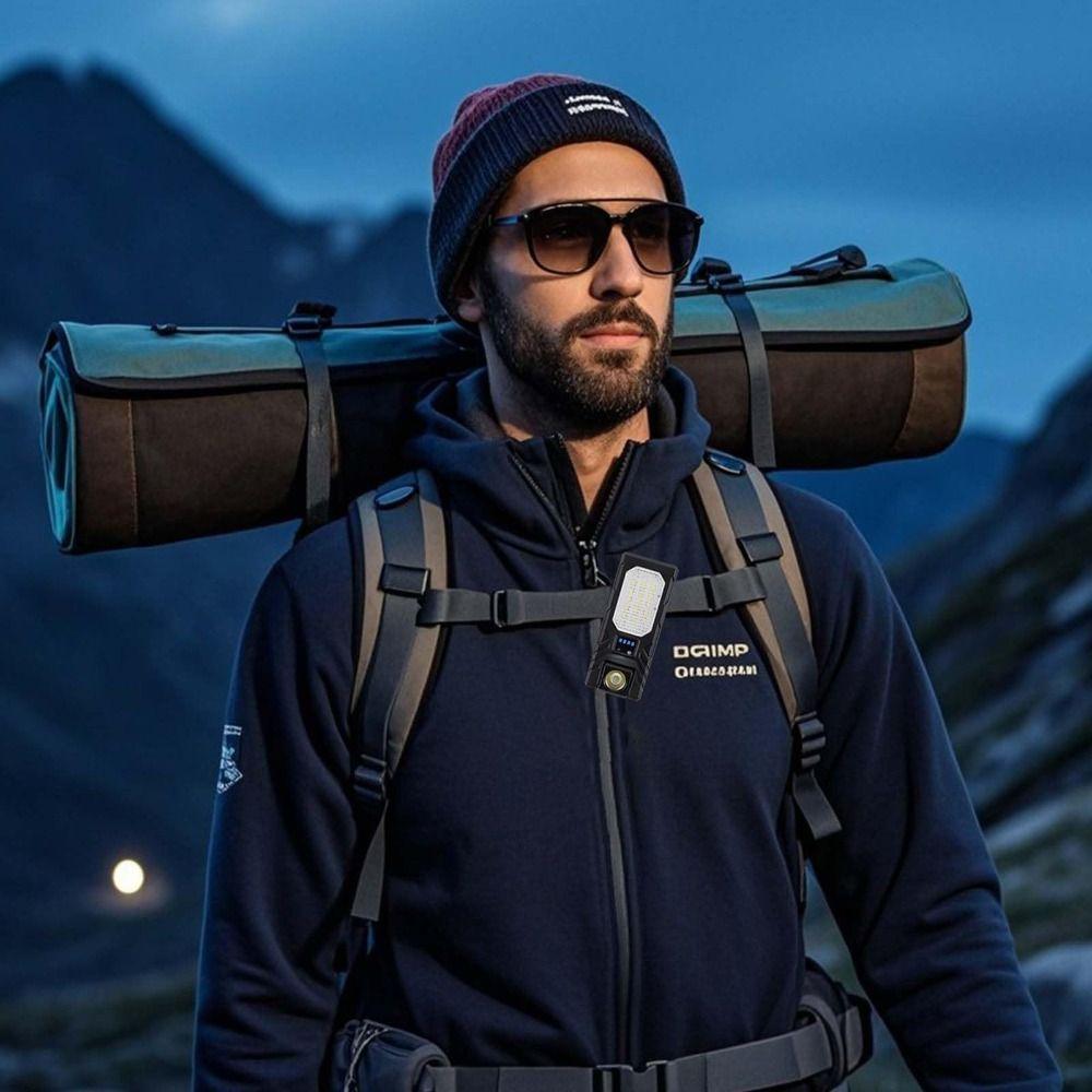 Multifunctional Ear Clip Headlamp Ultra Light Rechargeable Headlamp Motion Sensor Headlamp  Cycling