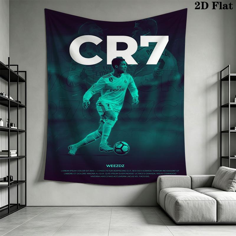Ronaldo'S Legacy Celebration Portuguese Football Bedding 1 Duvet Cover 2 Pillowcase Without Core Soft And Comfortable Bedding Set