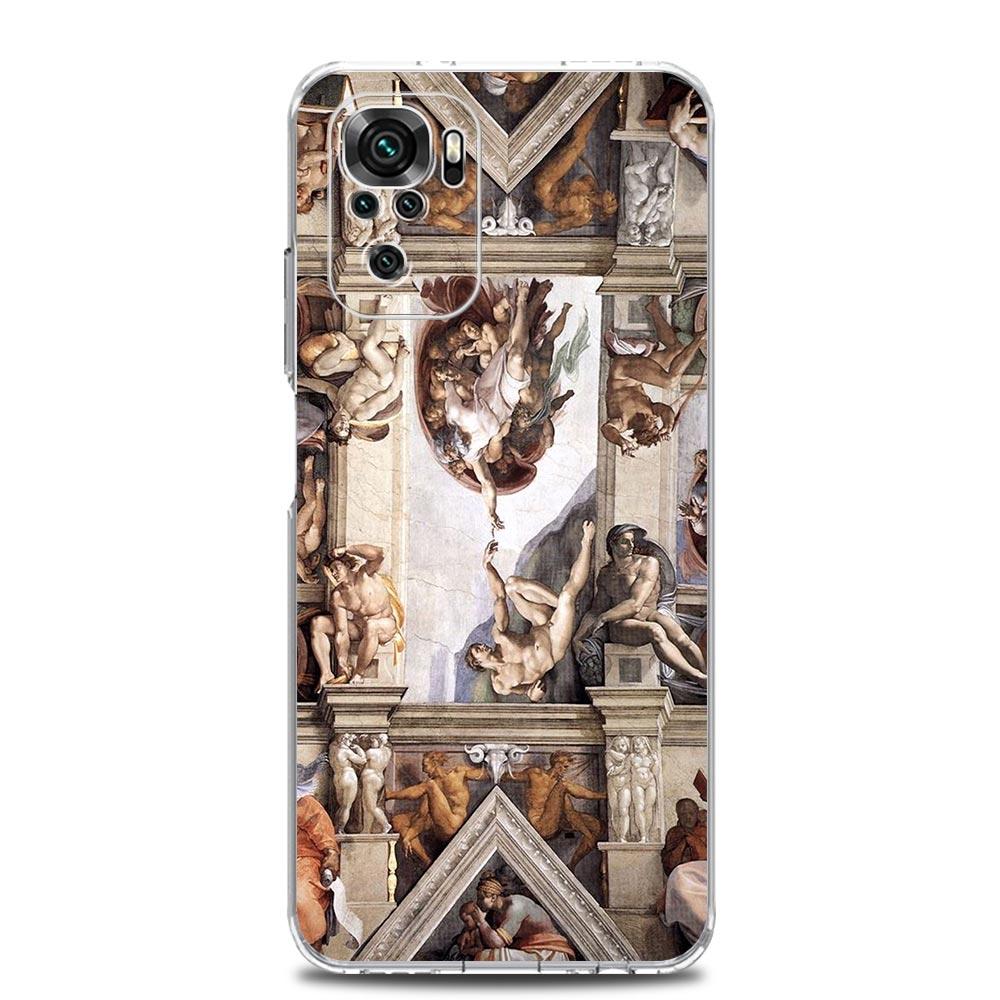 Renaissance-Kunst Gemälde Weiche Handyhülle für Xiaomi Redmi Note 15 14 13 12 4G 10 11 Pro Plus 5G 14C 13C 12C 10C 9A Hülle