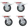 Swivel Casters 4 Pcs 75 Mm