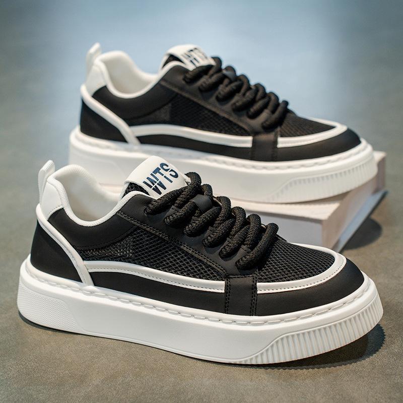 Sommer Herren Low-Top Skateboard Schuhe Student vielseitig Mesh atmungsaktiv lässig Nischenschuhe Live-Sport Student Xiaobai