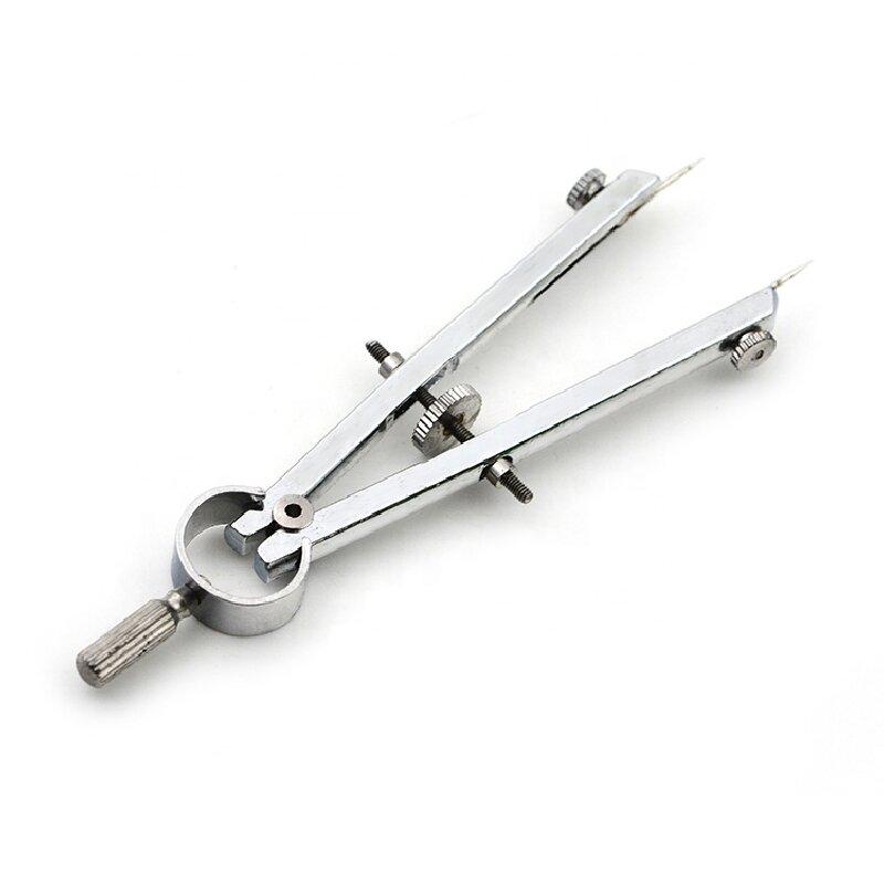 Professional Metal Alloy Spring Compass Protractor Jewelry DIY Industrial Marking Gauge Precision Drawing Positioning Divider
