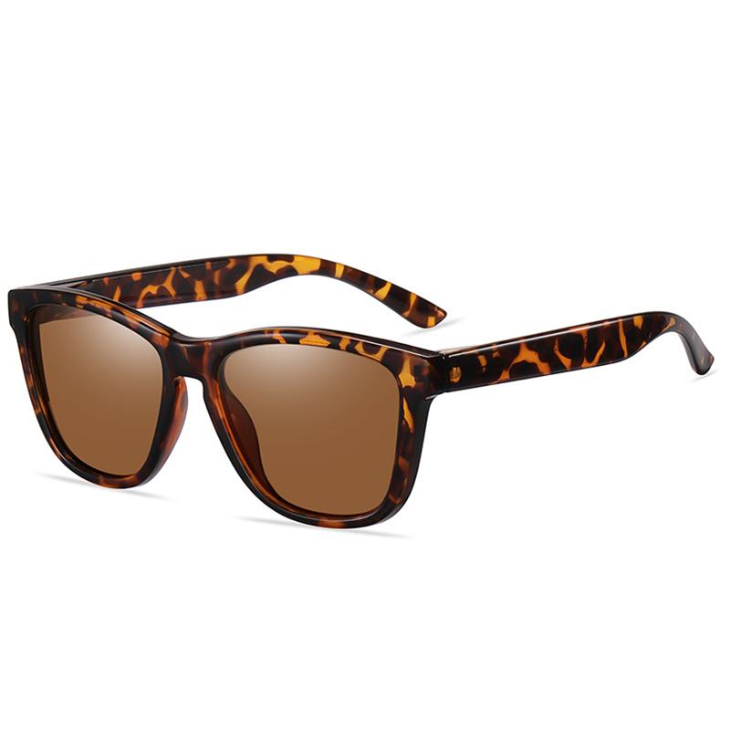 Anti-Glare Minus Lens Prescription Square Sunglasses Men Metal Uv400 Driving Goggle 0 -0.5 -0.75 -1.0 To -6.0