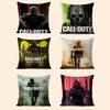 C-Call Of D-Duty Pillowcase Bedroom Sofa Decorative Cushion Cover With Zipper Soft Cushion Cover