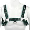 Adjustable Gay Body Bondage Harness Strap Fetish Gay Clothing Chest Faux Leather Harness Belts
