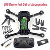 E88 Foldable HD Kids' Drone with Remote Control and Camera - Quadcopter Toy and Assembly Parts Guide