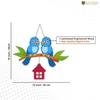 Pássaros Voando Multicoloridos Pendurador de Parede de Madeira para Decoração de Casa | Acento de Parede | Pôster de Parede | Pinturas