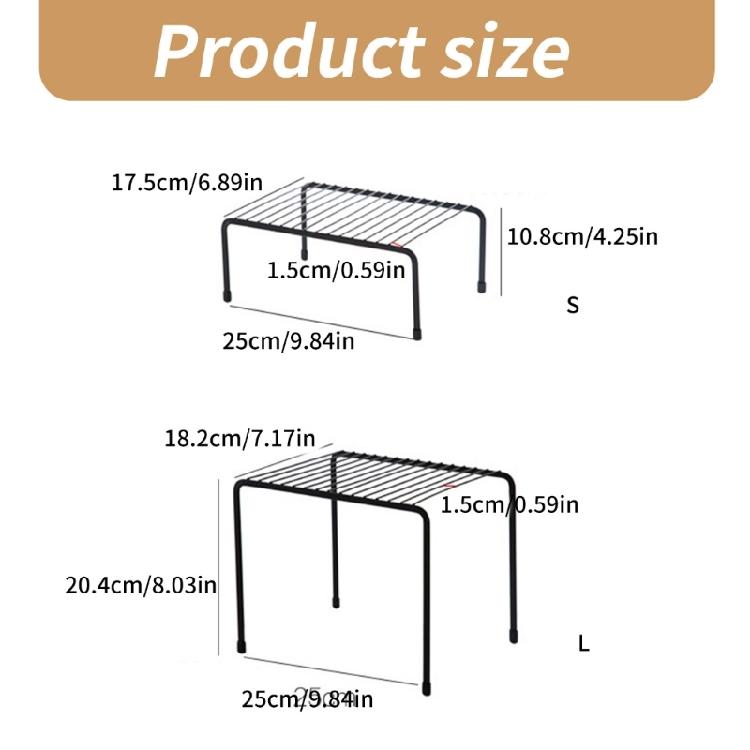 Fashionable Sturdy Iron Storage Rack Home Accessory Ornament for Kitchen Organization for Food and Utensil Storage