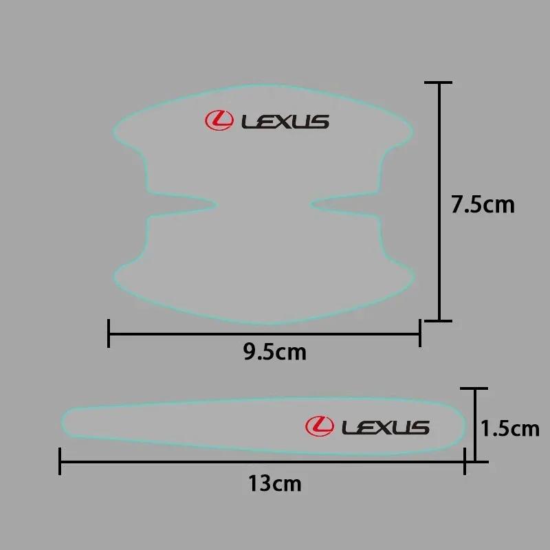 Naklejki ochronne na miseczki drzwi samochodowych dla Lexus ES330 ES350 NX300H RX400H IS300 GX470 RX450 IS250 GX460 CT200H GS400 Wewnętrzne wykończenie