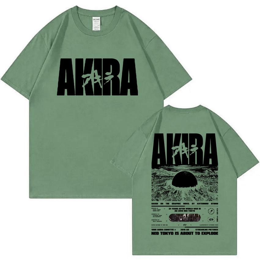 

Japanese Science Fiction Cartoon Movie Anime Akira Shotaro Kaneda Graphic T Shirt Unisex Women Fashion Vintage Oversized T-shirts 4XL