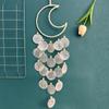 Moon Shapes Small Hanging Wind Chimes Colorful Moon Dream Catchers  for Room Window Balcony