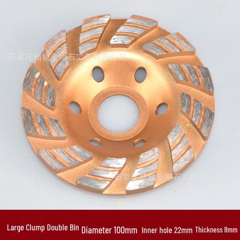 Diamond Stone Grinding Disc for Concrete Floors - Bowl Shape 80-230mm