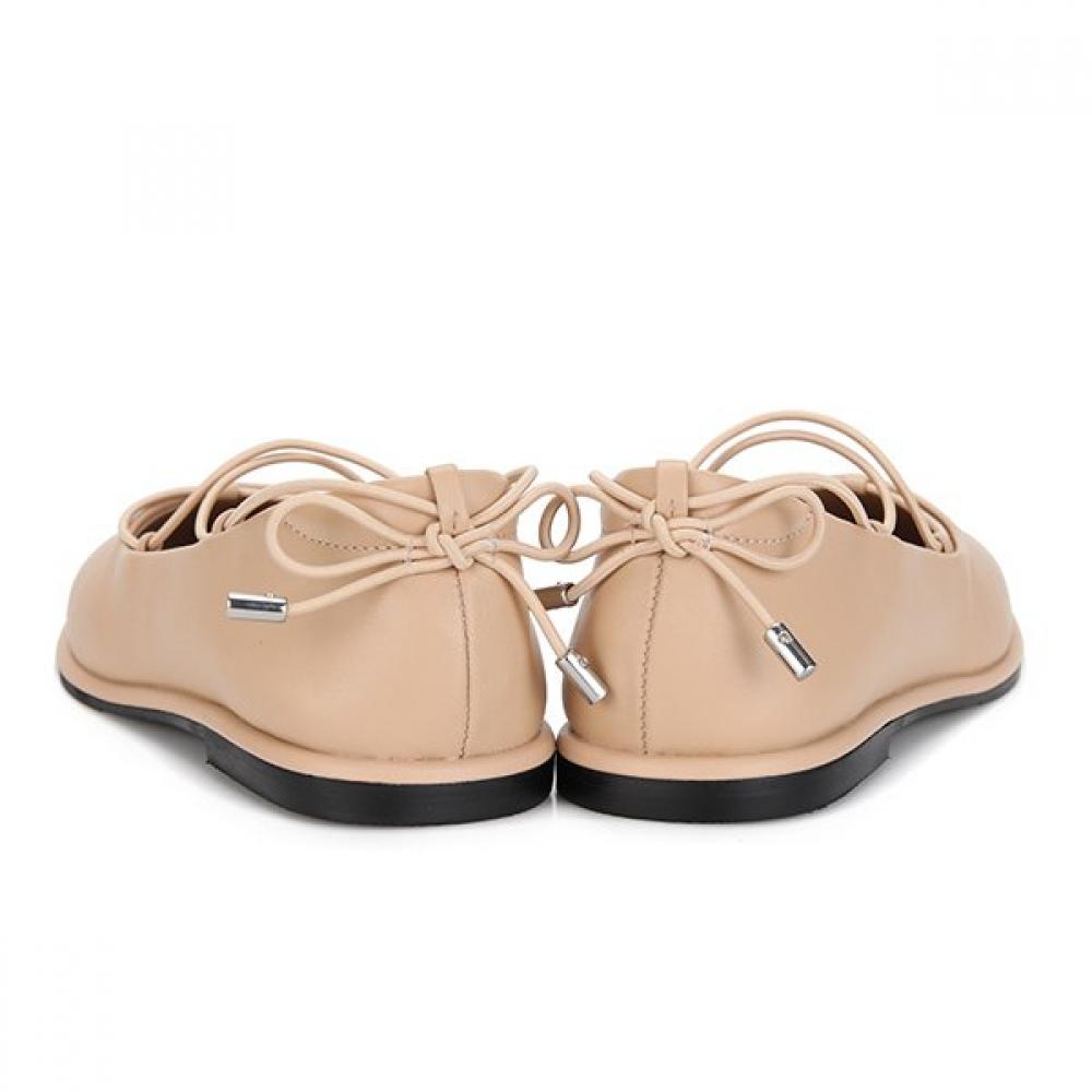 Barbara Leather Ballerina Mary Jane Flat 1cm Bbj133be